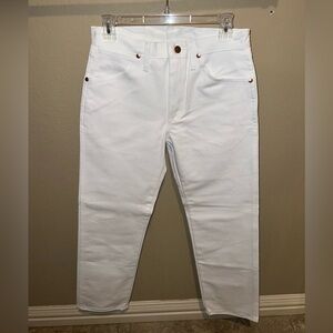 Wrangler white jeans 29x30